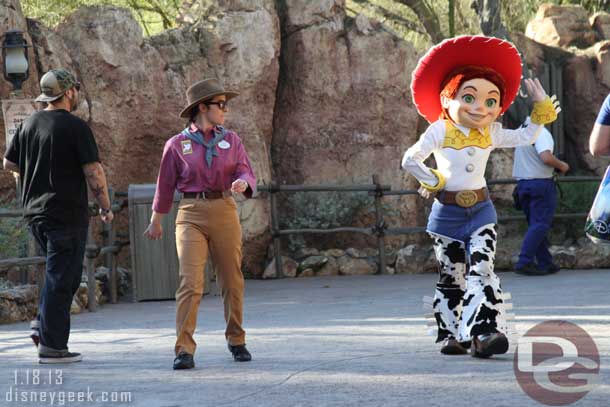 Jessie out on the Big Thunder Trail.