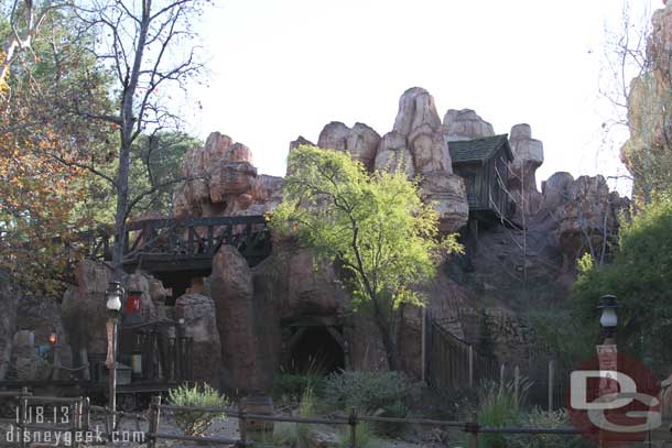 Forgot to mention on the way in.. this section of Big Thunder does not have a wall around it yet.  Also off to the left the little sitting area near the backstage gates is the smoking area, which makes no sense to me because you have to walk through it to get to Fantasyland.