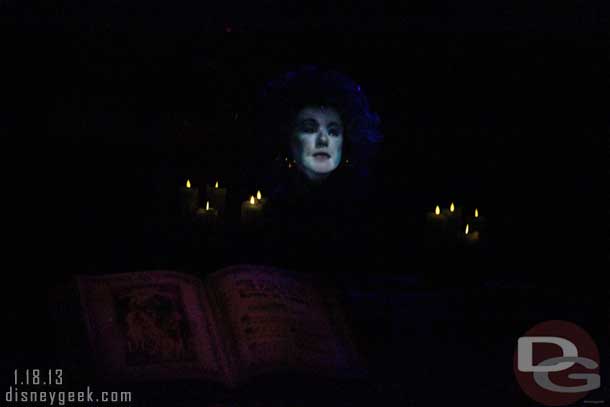 Madam Leota was not floating yet.