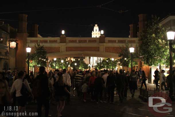 Back to DCA.. the bridge at night.