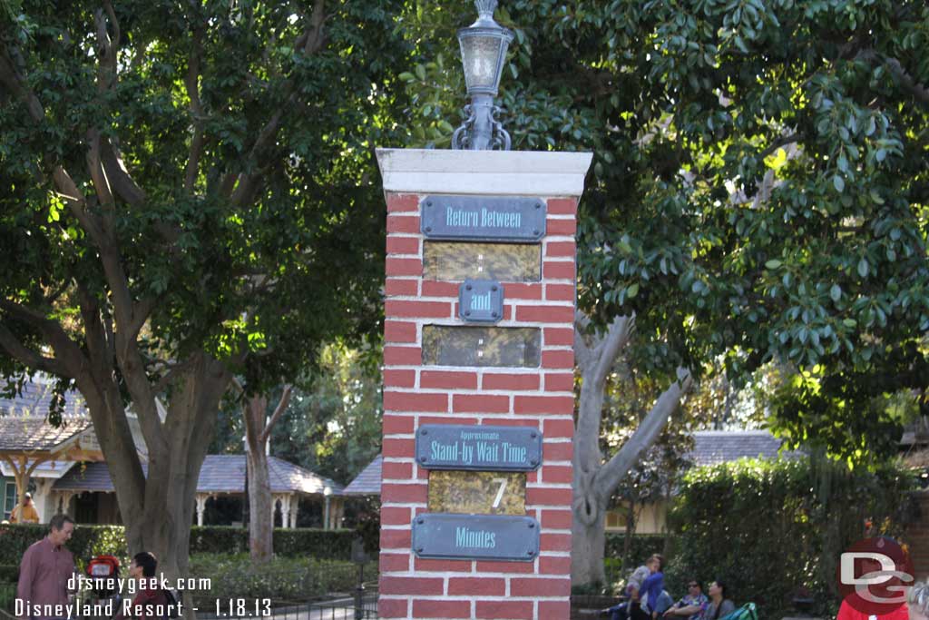 The Haunted Mansion re-opened, back to the classic show.