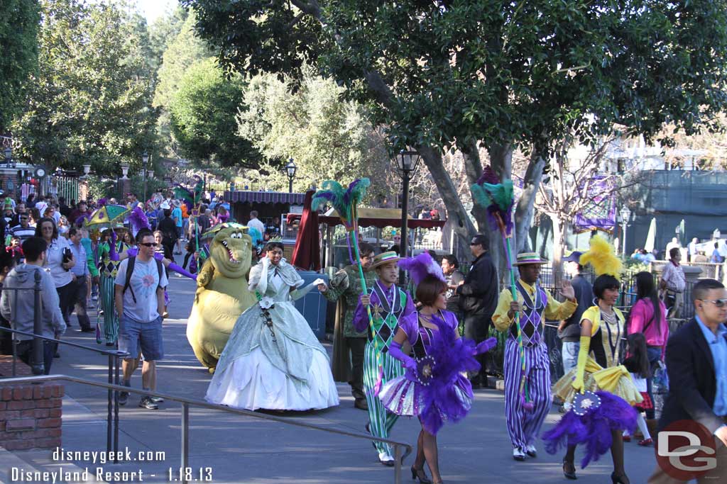 Time for Princess Tianas Marti Gras Celebration!