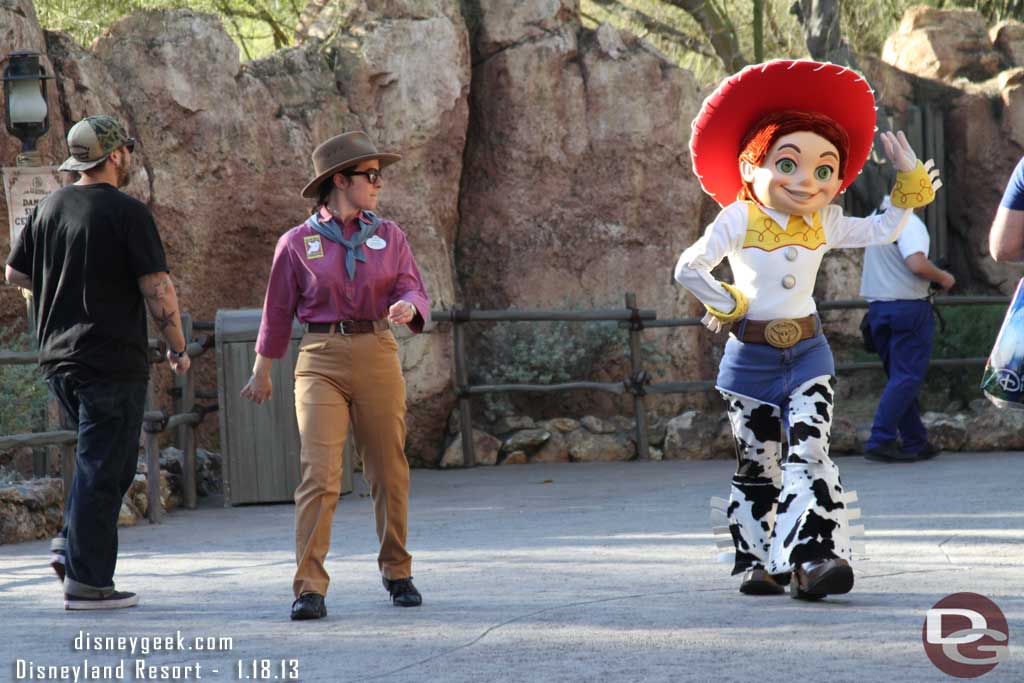 Jessie out on the Big Thunder Trail.