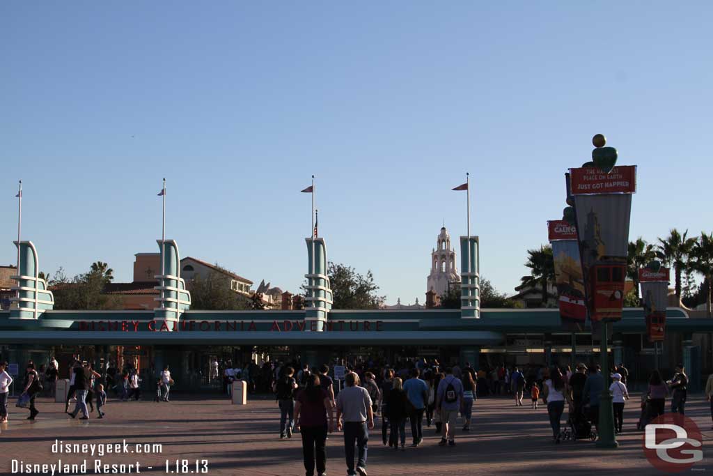 Time to head across the Esplanade for a quick walk through of DCA.