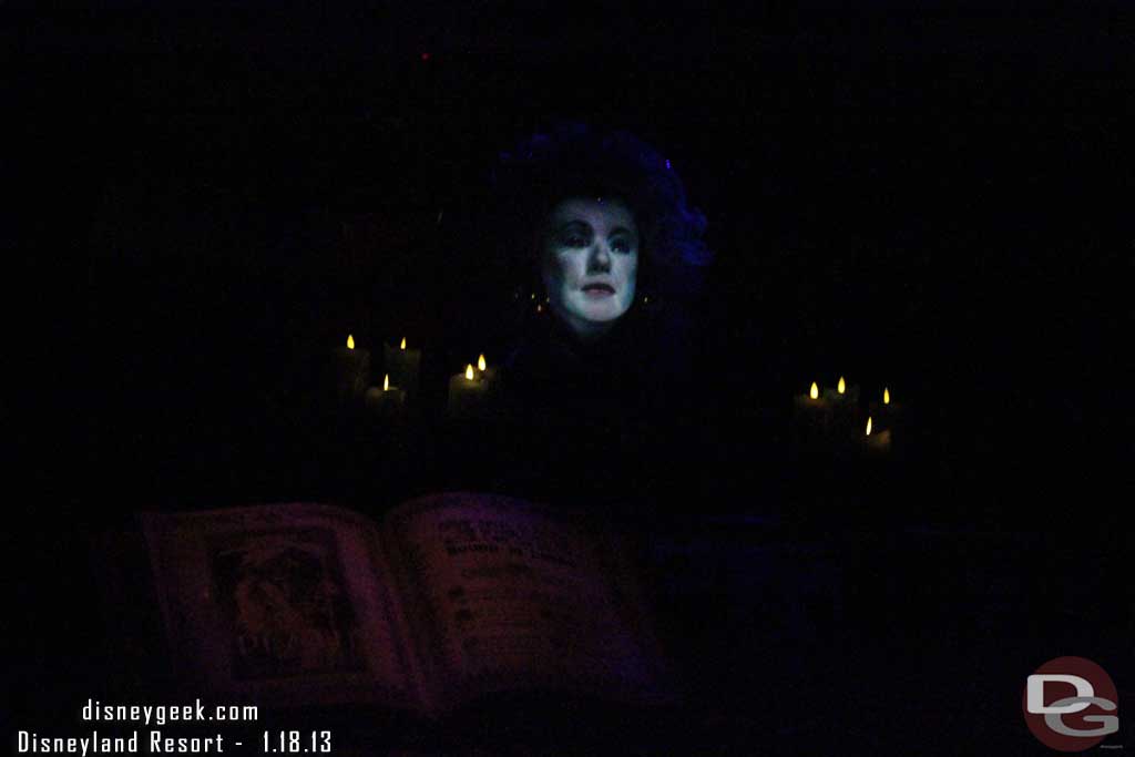 Madam Leota was not floating yet.