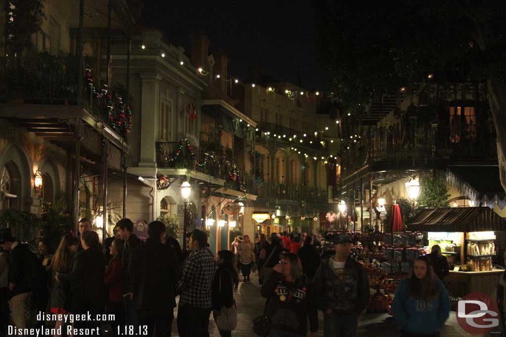 A look into New Orleans Square.