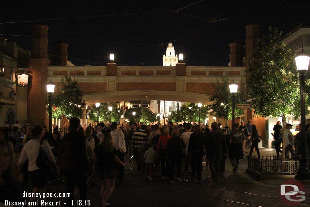 Back to DCA.. the bridge at night.