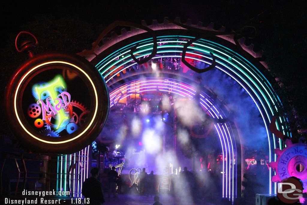 Walked through the Mad T Party on my way to World of Color (yeah I do not walk the shortest route sometimes!)