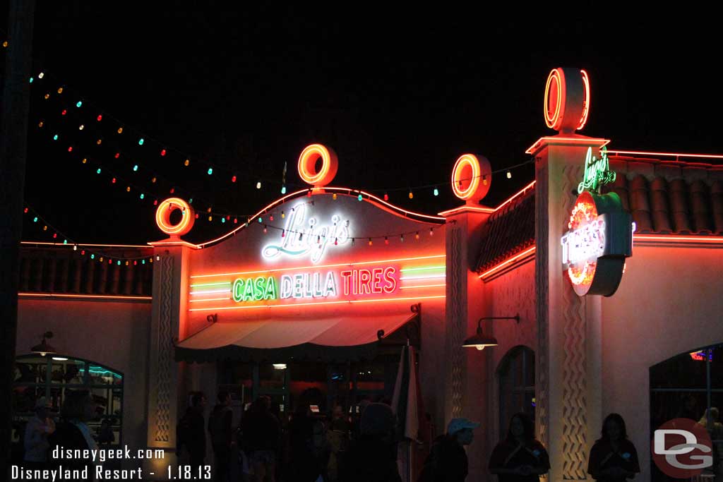 Passed through Cars Land too.