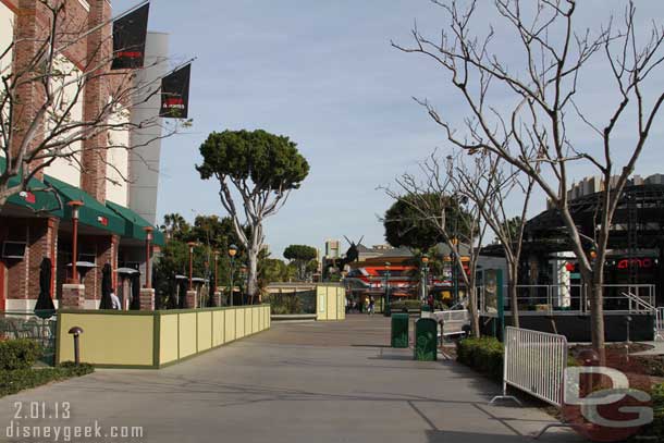 Some work going on in Downtown Disney near ESPN Zone.