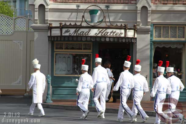 Just missed the Disneyland Band.