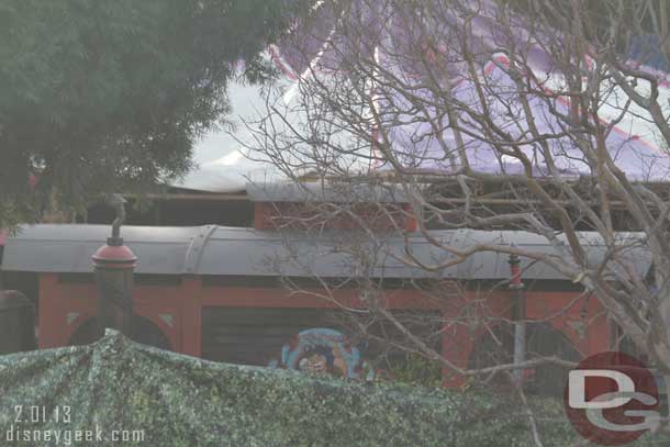 The food cart has been put into position at the Fantasy Faire.