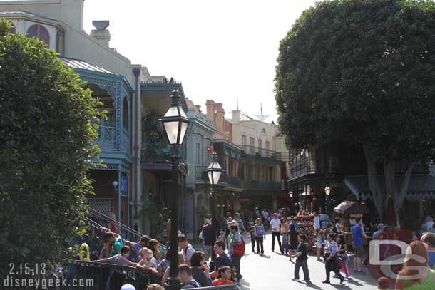 The Bayou Bash is over and New Orleans Square is back to normal.