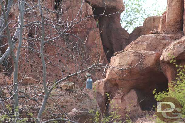 Did notice one tank but nothing else on Big Thunder.