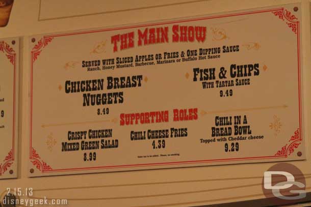 Noticed the cheese sticks did not return in the Golden Horseshoe.