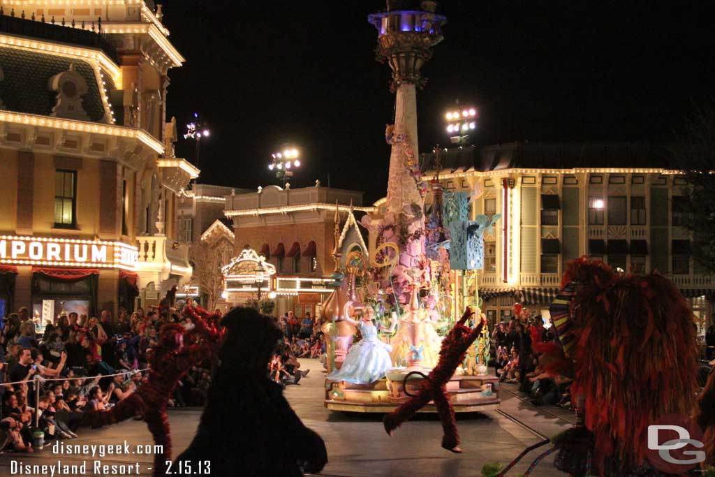 Arrived on Main Street as Soundsational was making its way through Town Square.