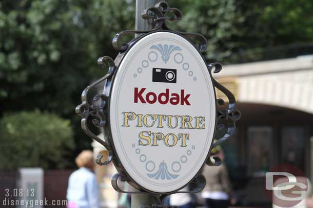 The Kodak signs are still up around the parks.  