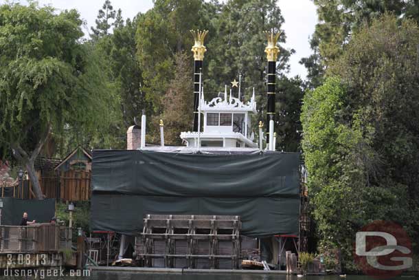 The Mark Twain is moving toward completion.