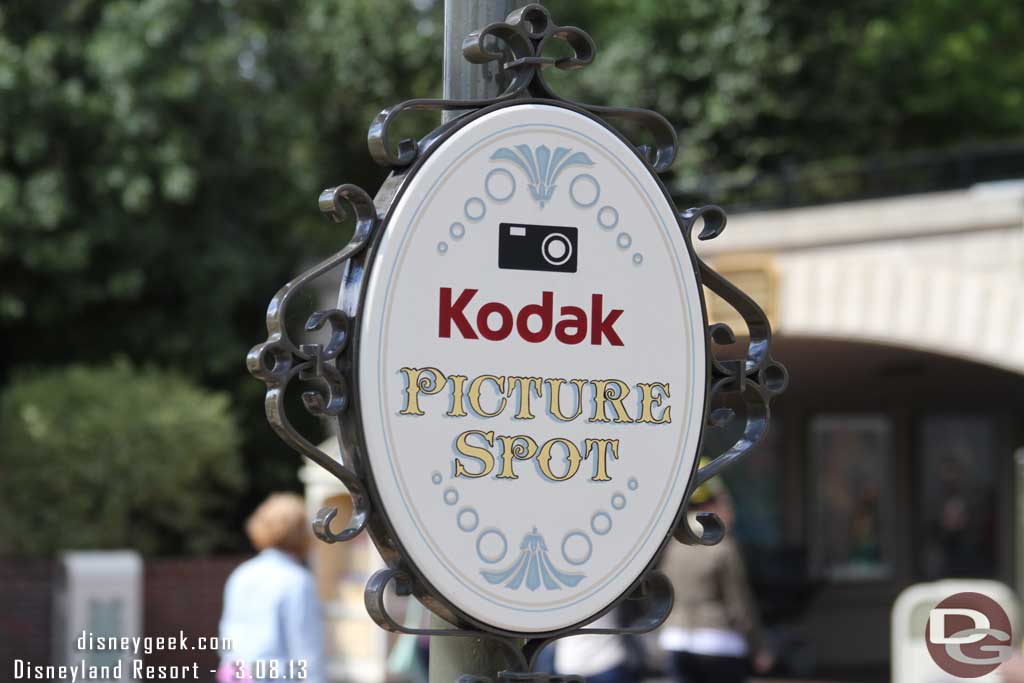 The Kodak signs are still up around the parks.  