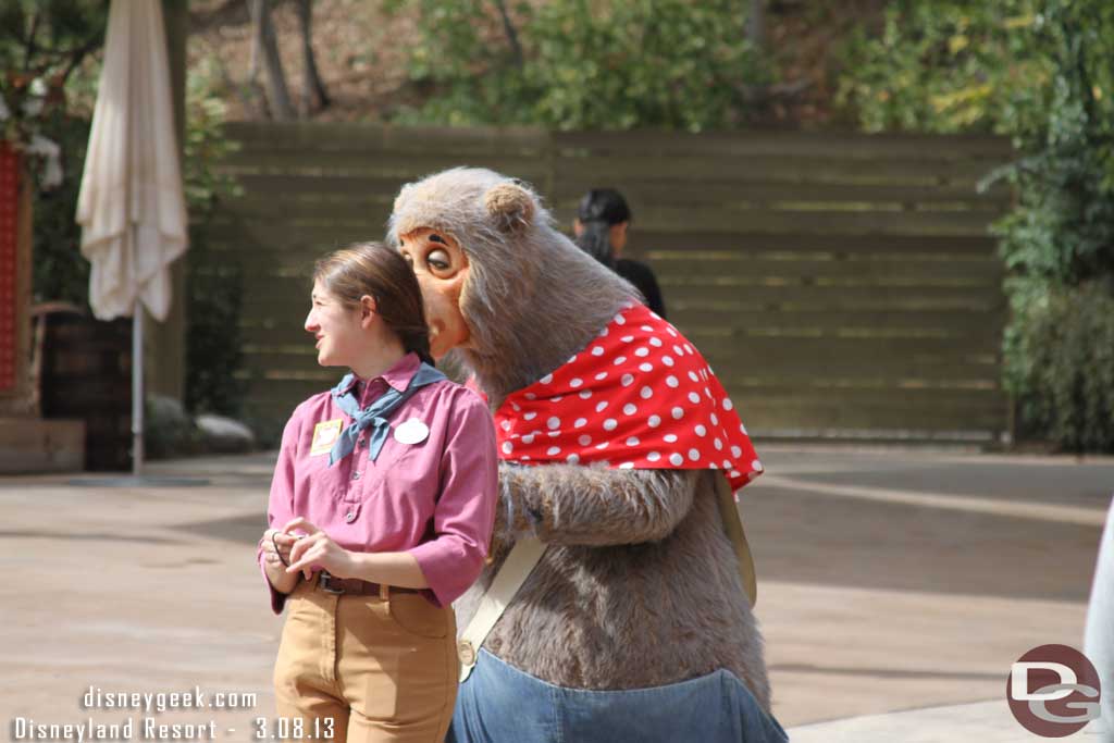 The country bears are still roaming around too.