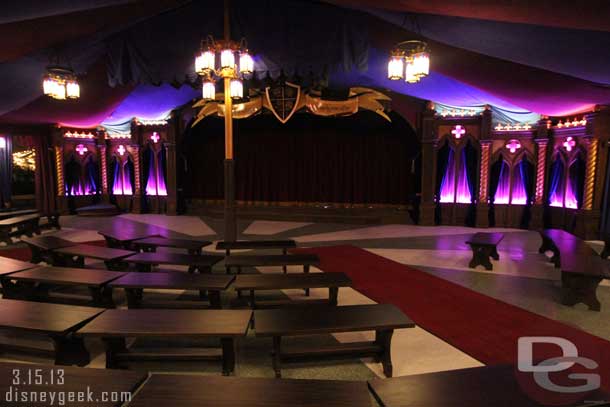The Faire was closed for the evening with the last show ending hours ago.