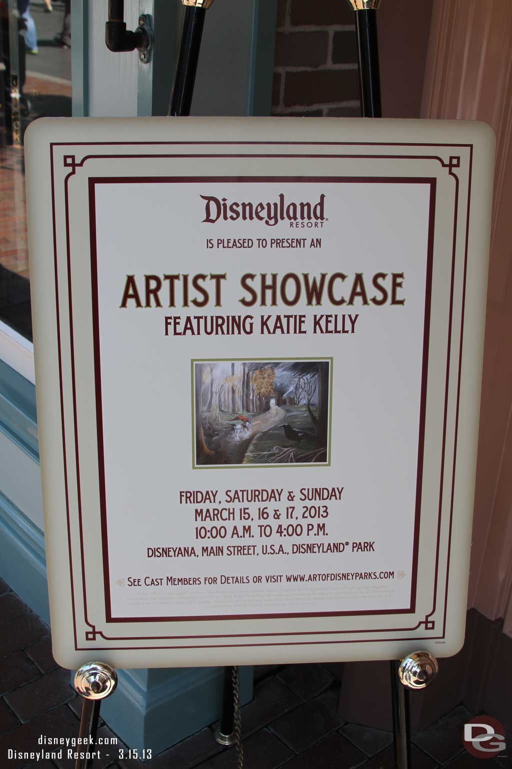 An artist showcase going on in Disneyana this weekend.