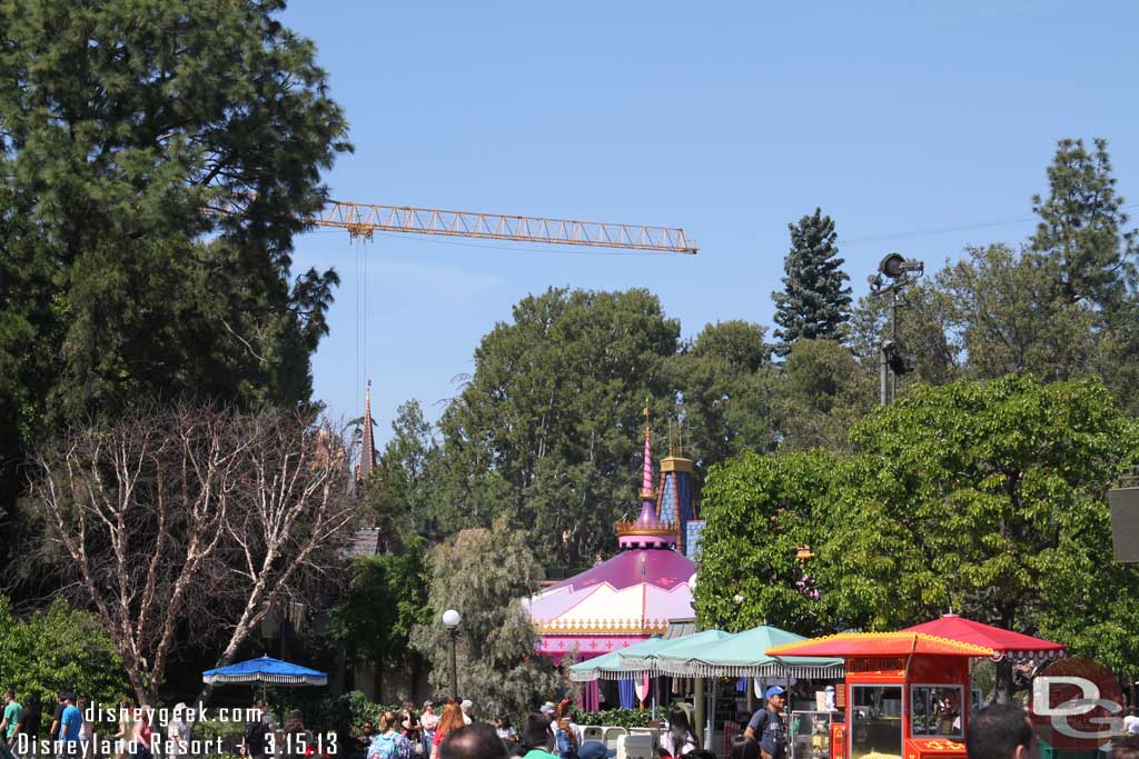 Looking over at Fantasy Faire