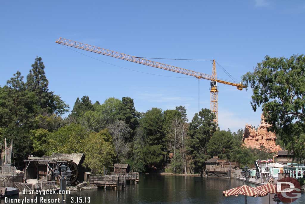 I finally saw the tower crane move.. first time.  Unfortunately I saw it swing around and the operator shut it down for the day only.