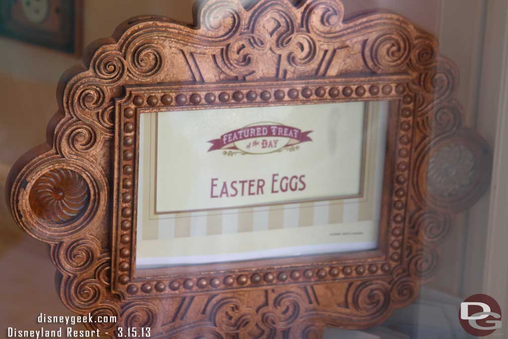 Making Easter Eggs candy on Main Street.