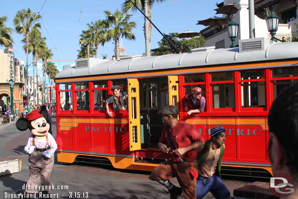 Caught some of the Red Car News Boys.