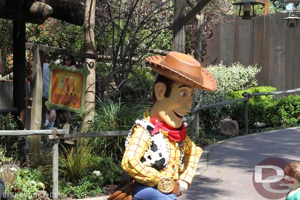 Woody in the Big Thunder Ranch.