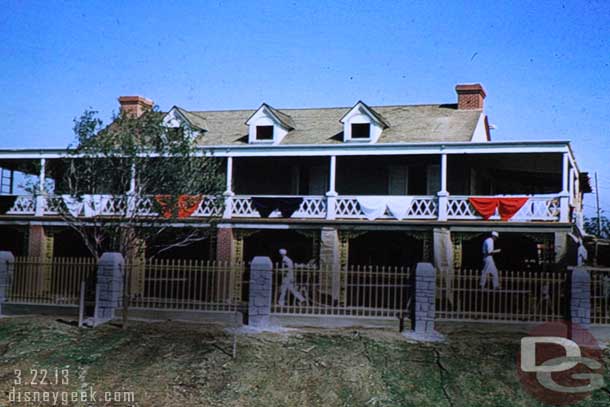 The Chicken Plantation Restaurant that was removed for New Orleans Square.