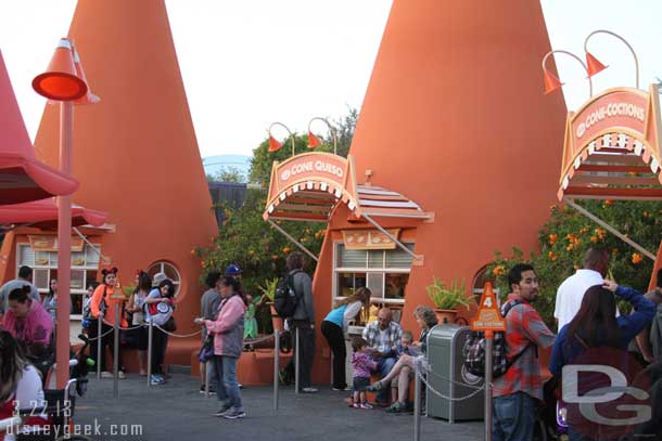The Cozy Cones had some guests in the area, but not long lines.