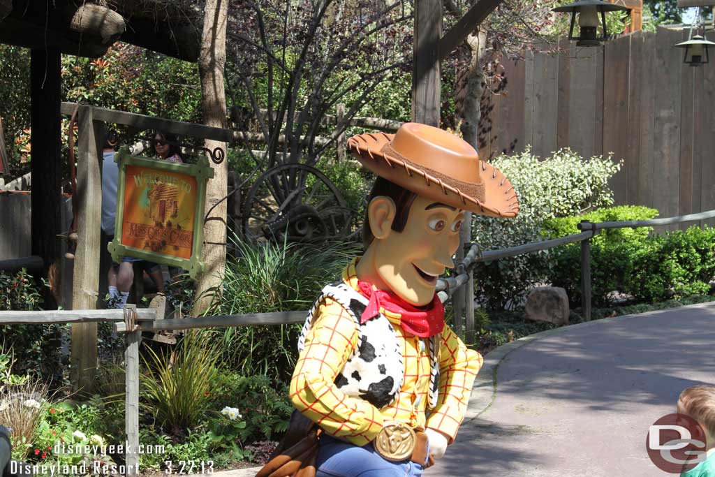 Woody in the Big Thunder Ranch.