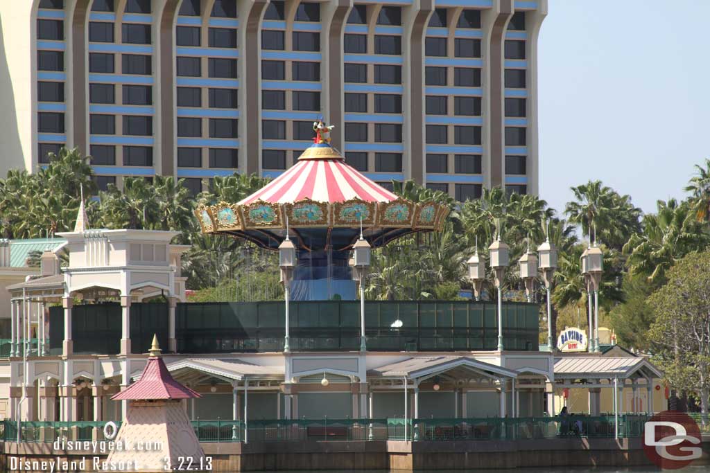 The swings looked to be back together.  I believe they are slated to re-open this upcoming week.