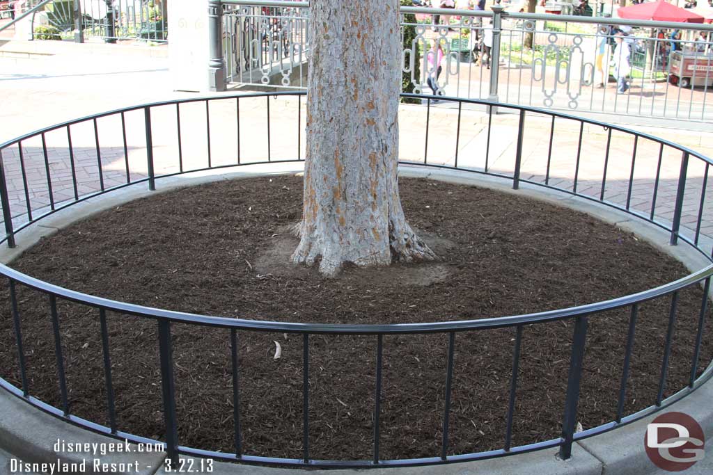 Still some gardening work to do at Main Street station.