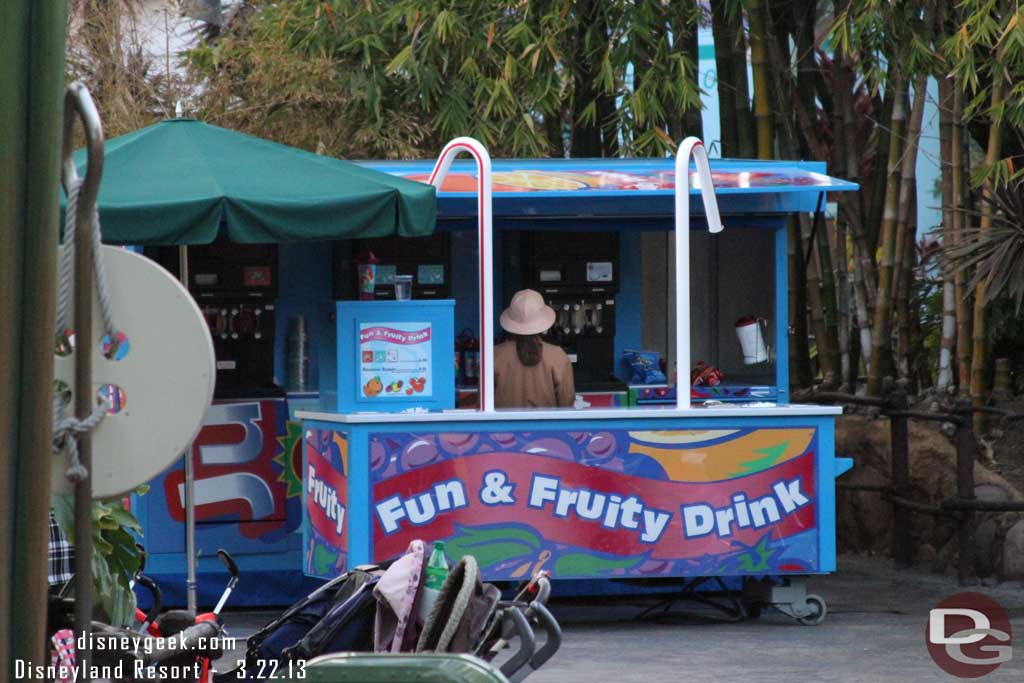 The drink stand has returned to Bugs Land.