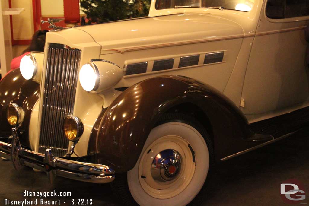 The light has been fixed on the Packard at Oswalds.  Both were on this evening.