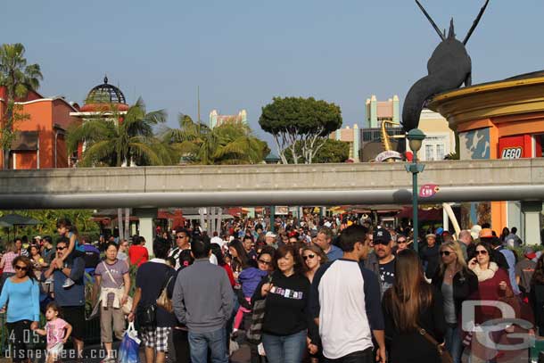 Downtown Disney had a lot of guests roaming around.