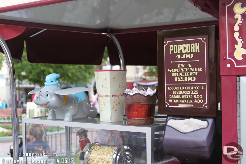 If you are a collector of pop corn buckets.. the latest offering was released this week, Dumbo.