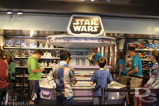 In Star Trader a new Build Your Own Droid area has opened.