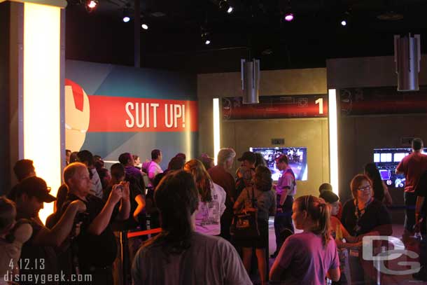 The second area of the exhibit is the Suit Up experience where you can virtually try out an Iron Man Suit.