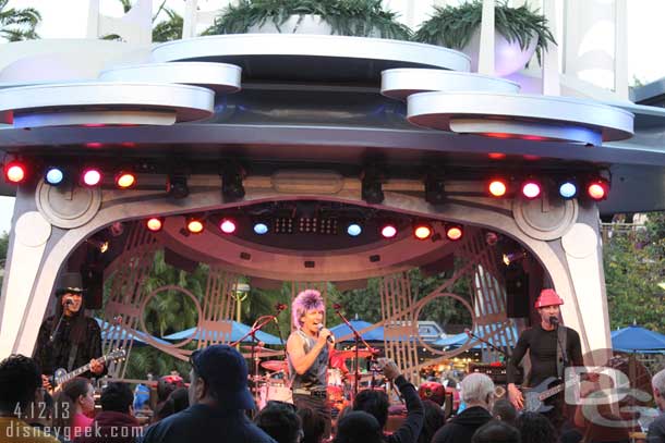 The 80s All Starz at Tomorrowland Terrace this evening.