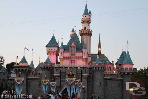 Sleeping Beauty Castle as I walked by.