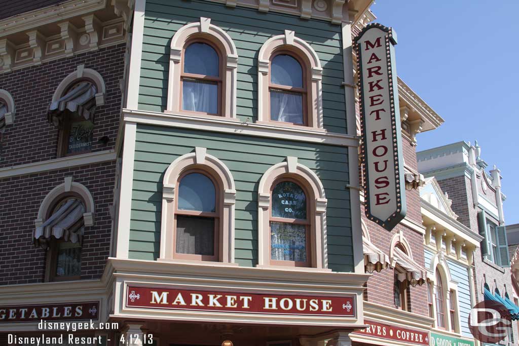 This is your last weekend to visit the Market House and Disneyana.  Starbucks construction starts next week.