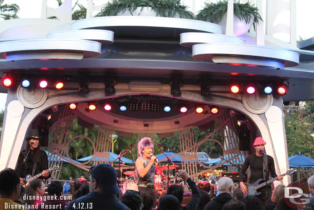 The 80s All Starz at Tomorrowland Terrace this evening.