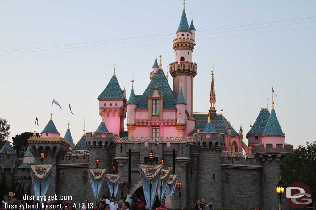 Sleeping Beauty Castle as I walked by.