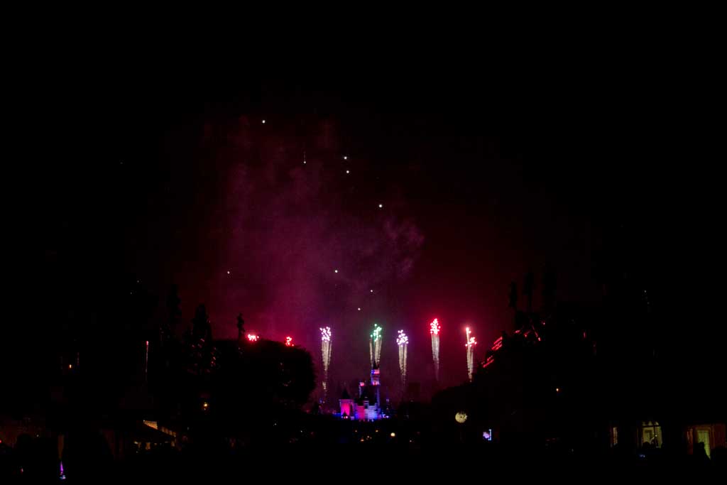 After Fantasmic headed for Main Street and arrived in time to watch Remember.