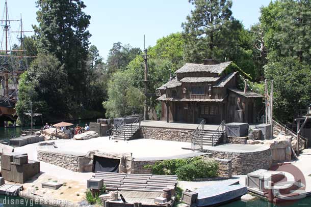 Passing by the Fantasmic stage.