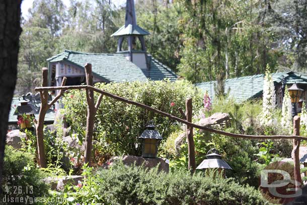 Walking past the Matterhorn.